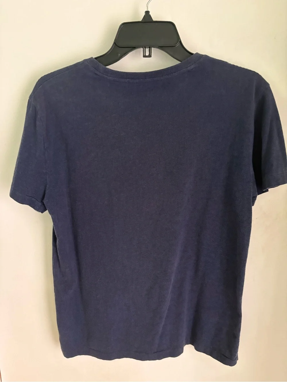 Polo by Ralph Lauren Men’s Navy Tee with  Logo Print. Size Small.